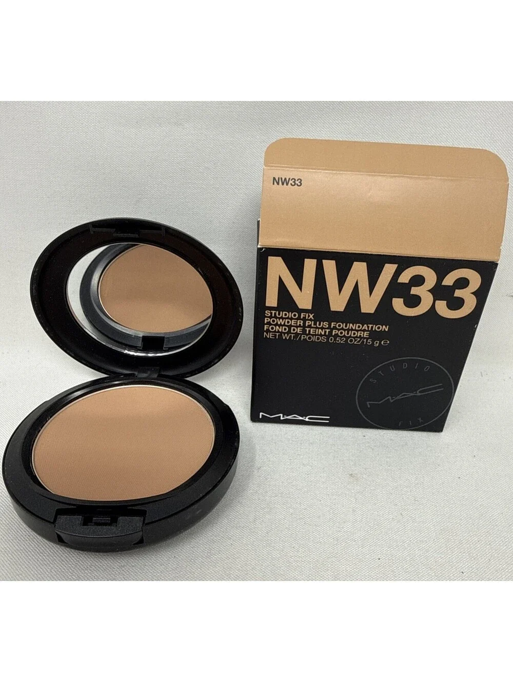 MAC NW33 Studio Fix Powder Plus Foundation 15g /0.52oz NIB ✔ CJ 200